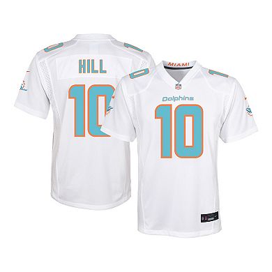 Youth Nike Tyreek Hill White Miami Dolphins Team Game Jersey