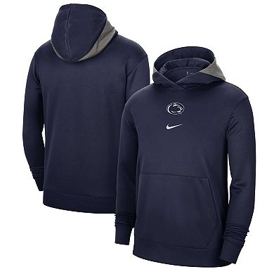 Men's Nike Navy Penn State Nittany Lions Team Basketball Spotlight Performance Pullover Hoodie