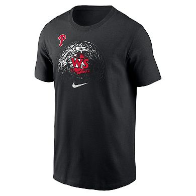 Men's Nike Black Philadelphia Phillies 2022 World Series Worldwide Event T-Shirt