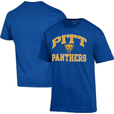 Men's Champion Royal Pitt Panthers High Motor T-Shirt