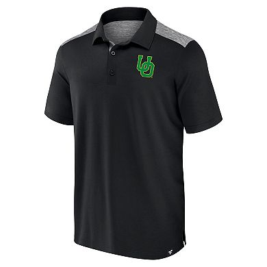 Men's Fanatics Black Oregon Ducks Long Shot Polo