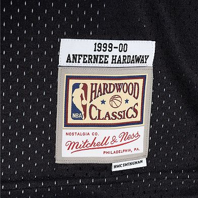 Men's Mitchell & Ness Penny Hardaway Purple/Black Phoenix Suns Hardwood Classics 1999/00 Split Swingman Jersey