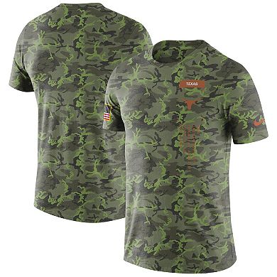 Men's Nike Camo Texas Longhorns Military T-Shirt