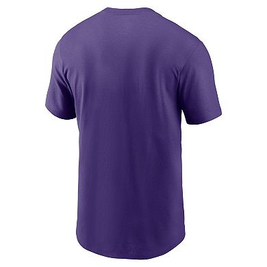 Men's Nike Purple Minnesota Vikings Hometown Collection Helmet T-Shirt