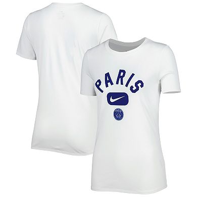 Women's Nike White Paris Saint-Germain Lockup Legend Performance T-Shirt