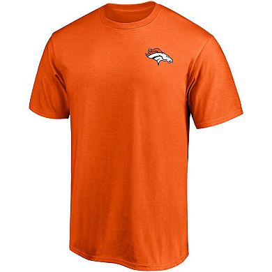 Men's Fanatics Branded Orange Denver Broncos Team #1 Dad T-Shirt