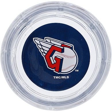 Cleveland Guardians 10oz. Team Bottoms Up Squared Rocks Glass