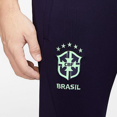 Men's Nike Navy Brazil National Team Strike Performace Track Pants