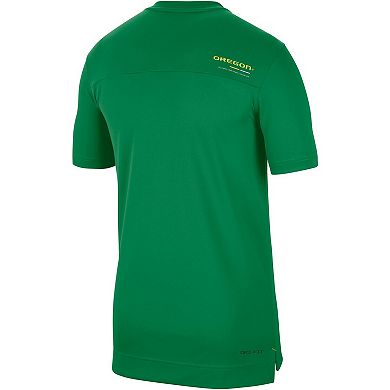 Men's Nike Green Oregon Ducks 2022 Coaches UV Performance T-Shirt