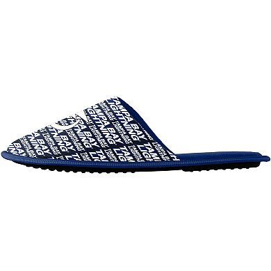 Youth FOCO Tennessee Titans Scuff Wordmark Slide Slippers