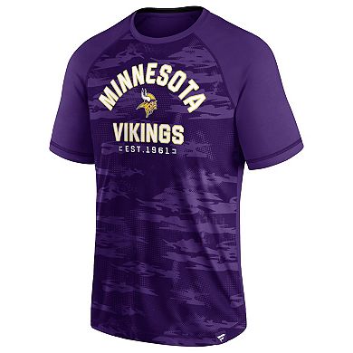 Men's Fanatics Branded Purple Minnesota Vikings Hail Mary Raglan T-Shirt