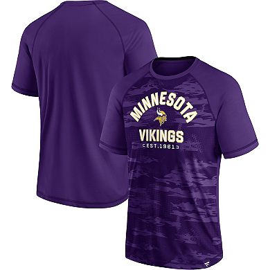 Men's Fanatics Branded Purple Minnesota Vikings Hail Mary Raglan T-Shirt