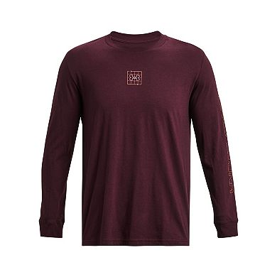 Men's Under Armour Outdoor Grid Logo Long Sleeve Tee