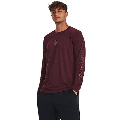 Men's Under Armour Outdoor Grid Logo Long Sleeve Tee