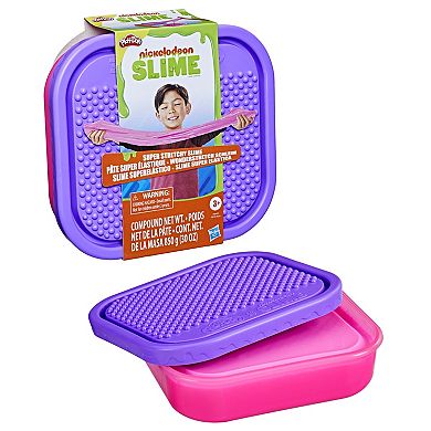 Play-Doh Nickelodeon Slime Compound Pink Stretchy Tub