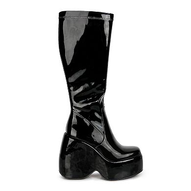 London Rag Dirty Dance Women's Platform Calf Boots