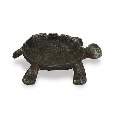 7" Gray and Yellow Turtle Contemporary Handmade Tabletop Decor