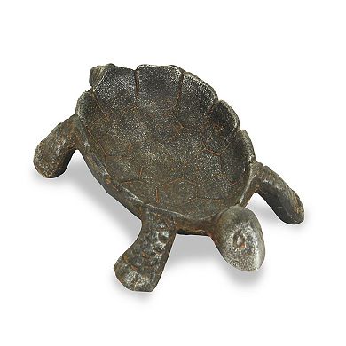 7" Gray and Yellow Turtle Contemporary Handmade Tabletop Decor