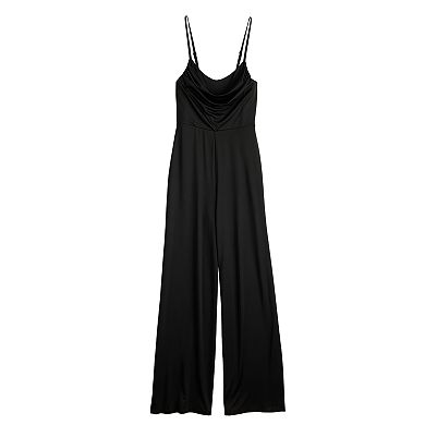 Juniors' Almost Famous Straight-Leg Jumpsuit