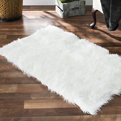 Walk on Me Faux Fur Super Soft Area Rug Made in France