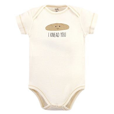 Touched by Nature Organic Cotton Bodysuits 5pk, Pizza