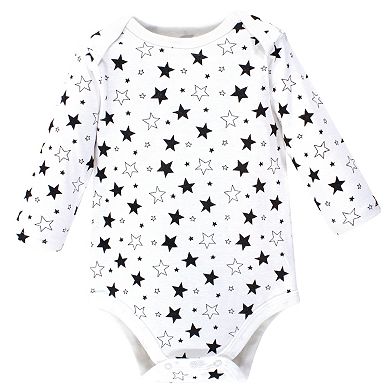 Hudson Baby Cotton Long-Sleeve Bodysuits 7pk, Moon And Back