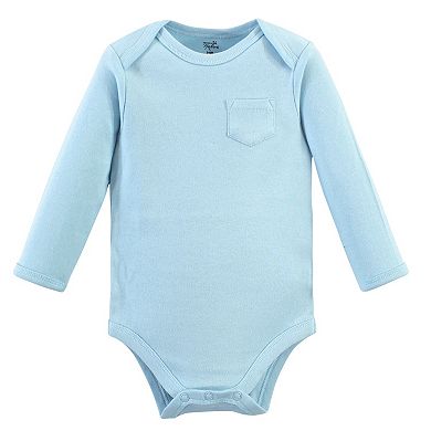 Touched by Nature Organic Cotton Long-Sleeve Bodysuits 5pk, Cactus