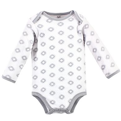 Touched by Nature Organic Cotton Long-Sleeve Bodysuits 5pk, Cactus