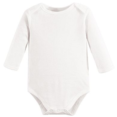 Touched by Nature Organic Cotton Long-Sleeve Bodysuits 5pk, White