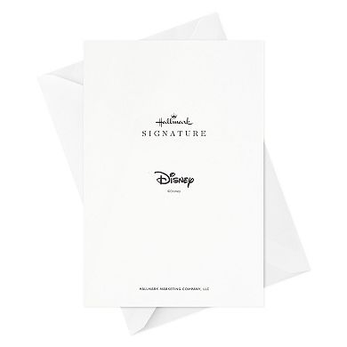 Hallmark Signature Disney Princess Dresses Blank Card 