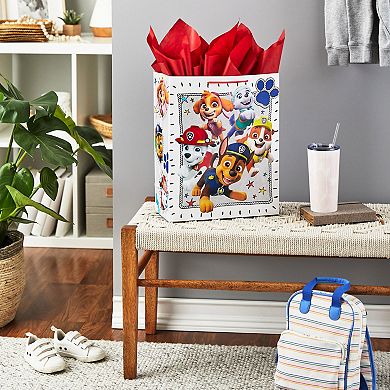 Hallmark 15-in. Extra Large Paw Patrol Gift Bag with Tissue Paper 