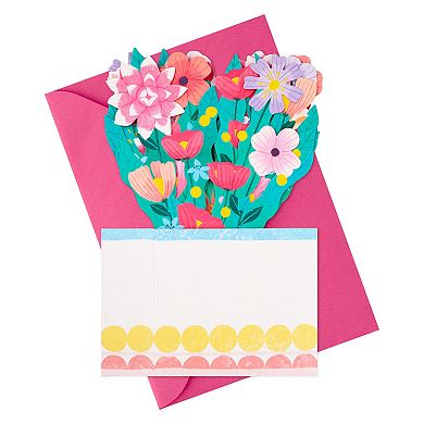 Hallmark Paper Wonder Colorful Bouquet Mothers Day Card, All Occasion Pop Up Card