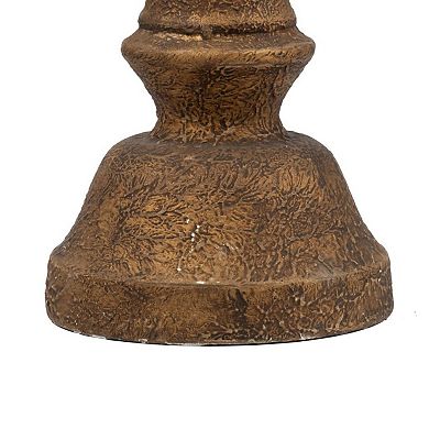 17.5" Bronze Antique Finish Alastair Pillar Candleholder