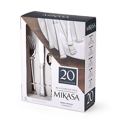 Mikasa Harmony 20-pc. Flatware Set
