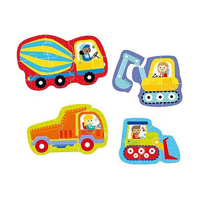 Hands at Play 22-Piece Construction Vehicles Puzzle