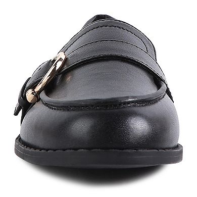 London Rag Sheboss Women's Buckle Detail Loafers