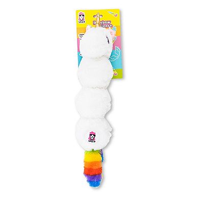 Colorful Unicorn Magical Creature Squeaking Plush Dog Toy