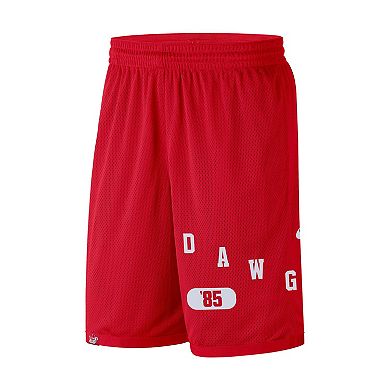 Men's Nike Red Georgia Bulldogs Wordmark Performance Shorts