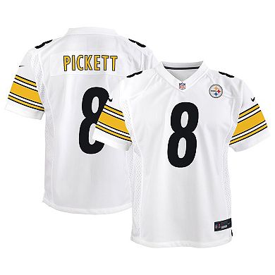 Youth Nike Kenny Pickett White Pittsburgh Steelers Game Jersey