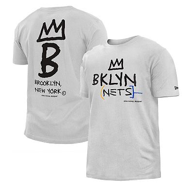 Men's New Era White Brooklyn Nets 2022/23 City Edition Big & Tall T-Shirt