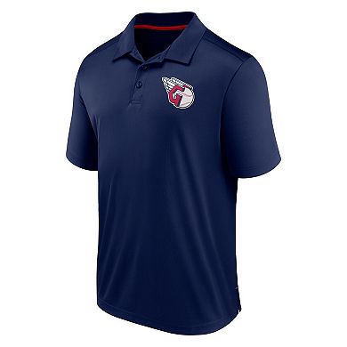 Men's Fanatics Branded Navy Cleveland Guardians Hands Down Polo