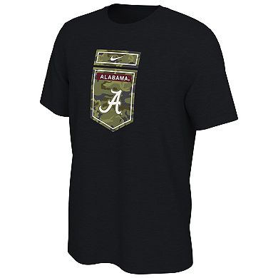 Men's Nike Black Alabama Crimson Tide Veterans Camo T-Shirt