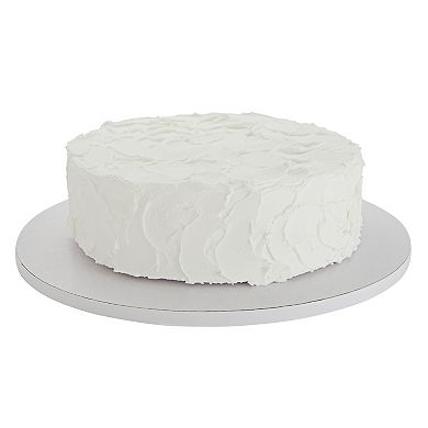14 Inch White Cake Drum Set for Baking Supplies, Round Cake Boards for Desserts (3 Pack)