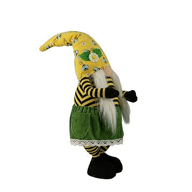 Northlight Bumblebee Striped Springtime Gnome Floor Decor 2-piece Set