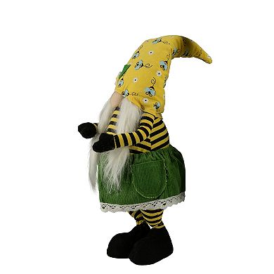 Northlight Bumblebee Striped Springtime Gnome Floor Decor 2-piece Set