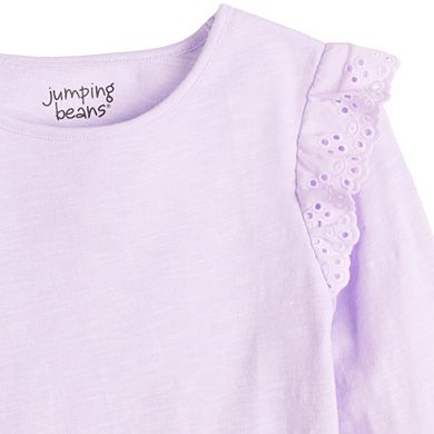 Baby & Toddler Girl Jumping Beans® Sensory Friendly Eyelet Tee