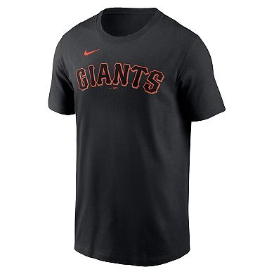 Men's Nike Alyssa Nakken Black San Francisco Giants Name & Number T-Shirt