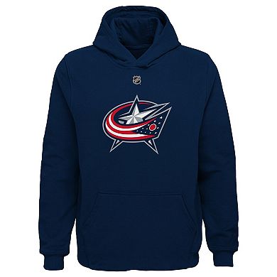 Youth Johnny Gaudreau Navy Columbus Blue Jackets Player Name & Number Hoodie
