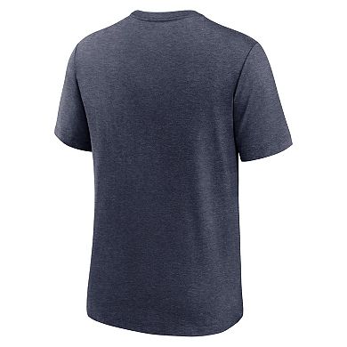 Men's Nike Heathered Navy Chicago Bears Local Tri-Blend T-Shirt