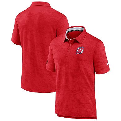 Men's Fanatics Branded Red New Jersey Devils Special Edition 2.0 Authentic Pro Polo